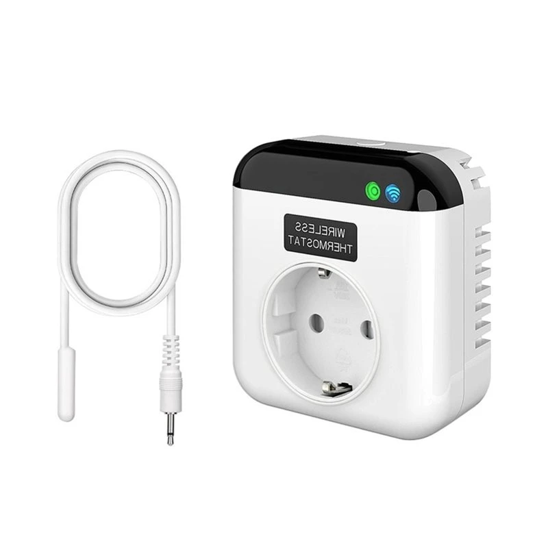 ABJF-Smart Plug Programmable Thermostat Remote Control Smart Plug Power Switch Support APP Control Voice Control