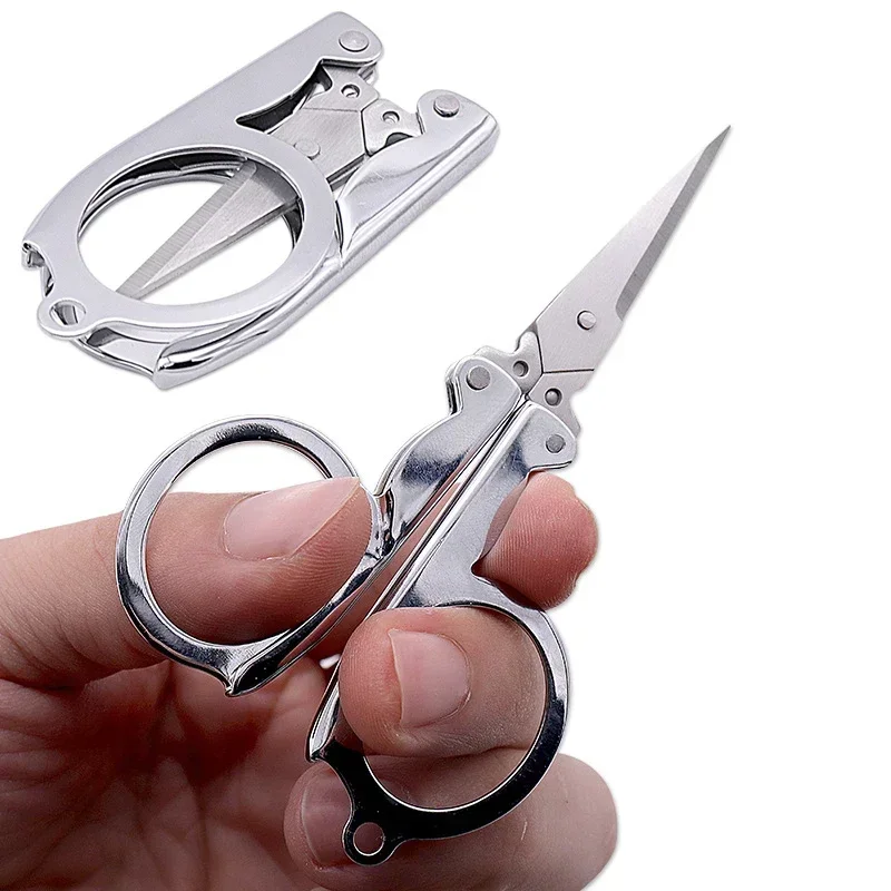 Stainless Steel Fishing Scissor Portable Scissor Plier Cut PE line Braid Line Cutter Plies Carp Fishing Tools Accessories