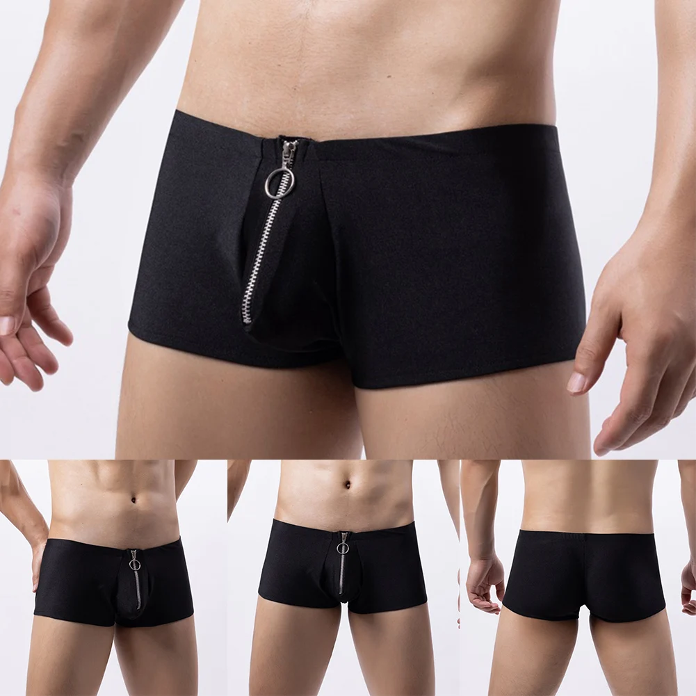 الملابس الداخلية للرجال موجز كلاسيكي مريح الصلبة تمتد جذوع السروال الملاكم ملخصات تنفس الانتفاخ الحقيبة مثير