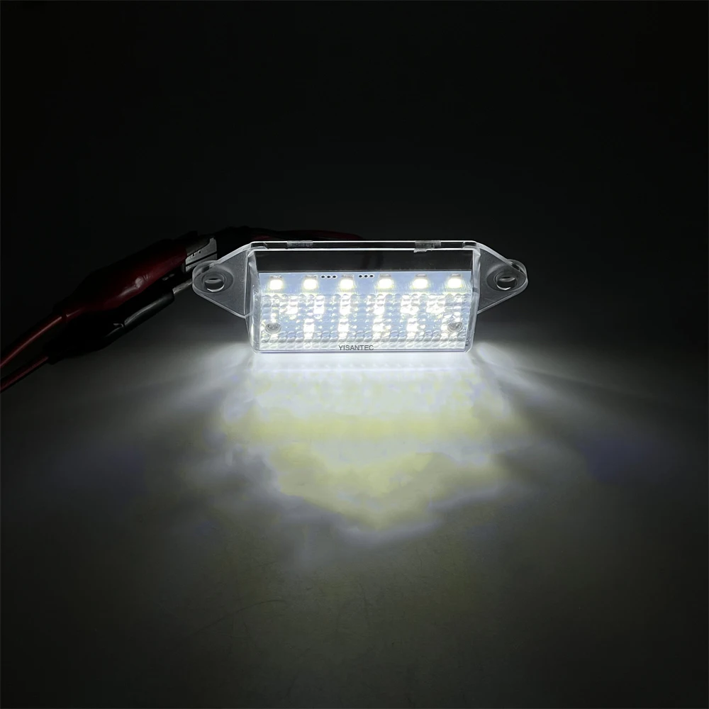 2pc LED License Number Plate Light For Mitsubishi 2003-2017 Lancer & 2007-2016 Evo Evolution X Tail Tag Lamps 8341A099,MB596500