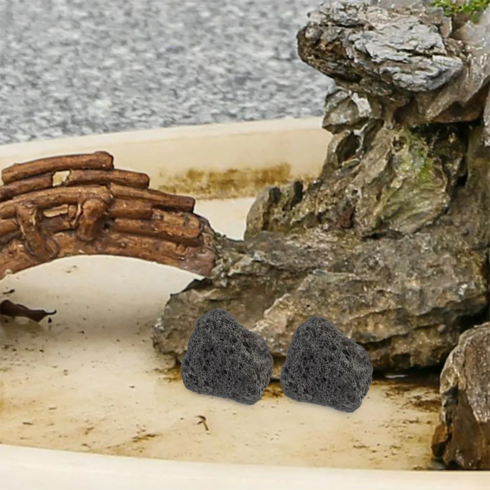

1 Bag Natural Volcanic Stone For Aquarium Fish Tank Decoration Freshwater Saltwater Planted Tank Filter Media Landscaping Rock