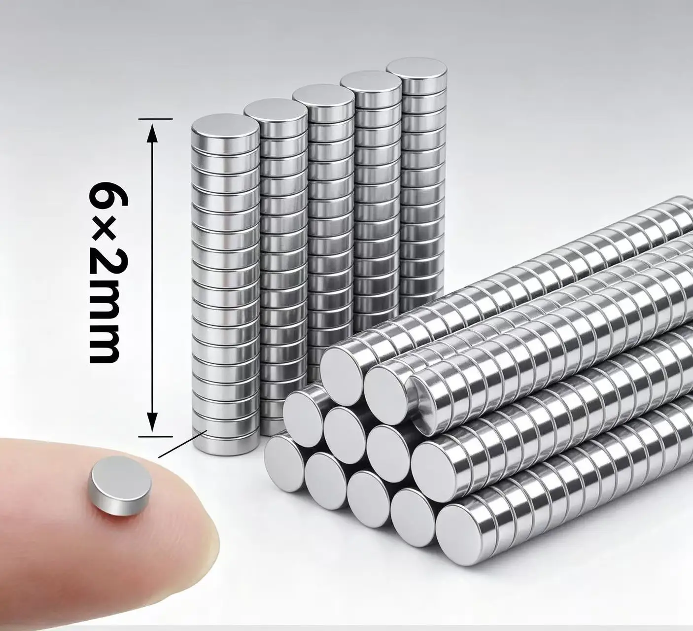 50/100/200 pieces super powerful magnets strong disc magnets for refrigerator, diy, construction, science, crafts, education