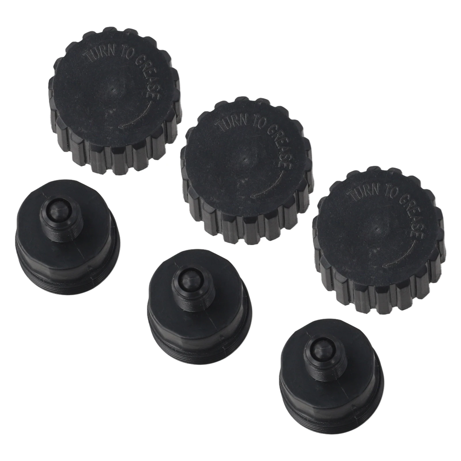Black Plastic Grease Cup Kit For Jandy 2133 Valve Oil Cup Set For 2 Way 3 Port Swimming Spa Equipment Maintenance Tools