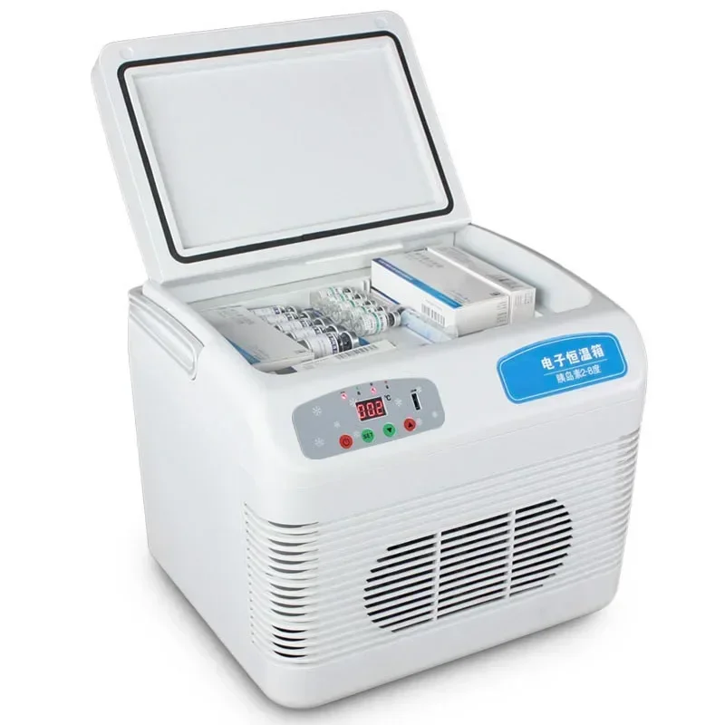 

2-8 Degrees Compact/Portable Refrigerator Insulin Incubator 12L Medicine Vaccine Refrigerator Small Mini Home Car Refrigerator