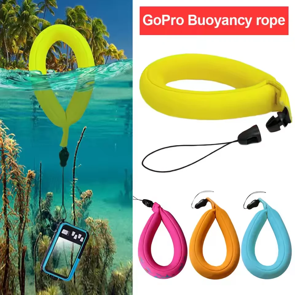 250G Floating Wrist Strap Adjustable Neoprene Buoyancy Wristband Strap Waterproof Camera Cell Phone Float Underwater Wrist Strap