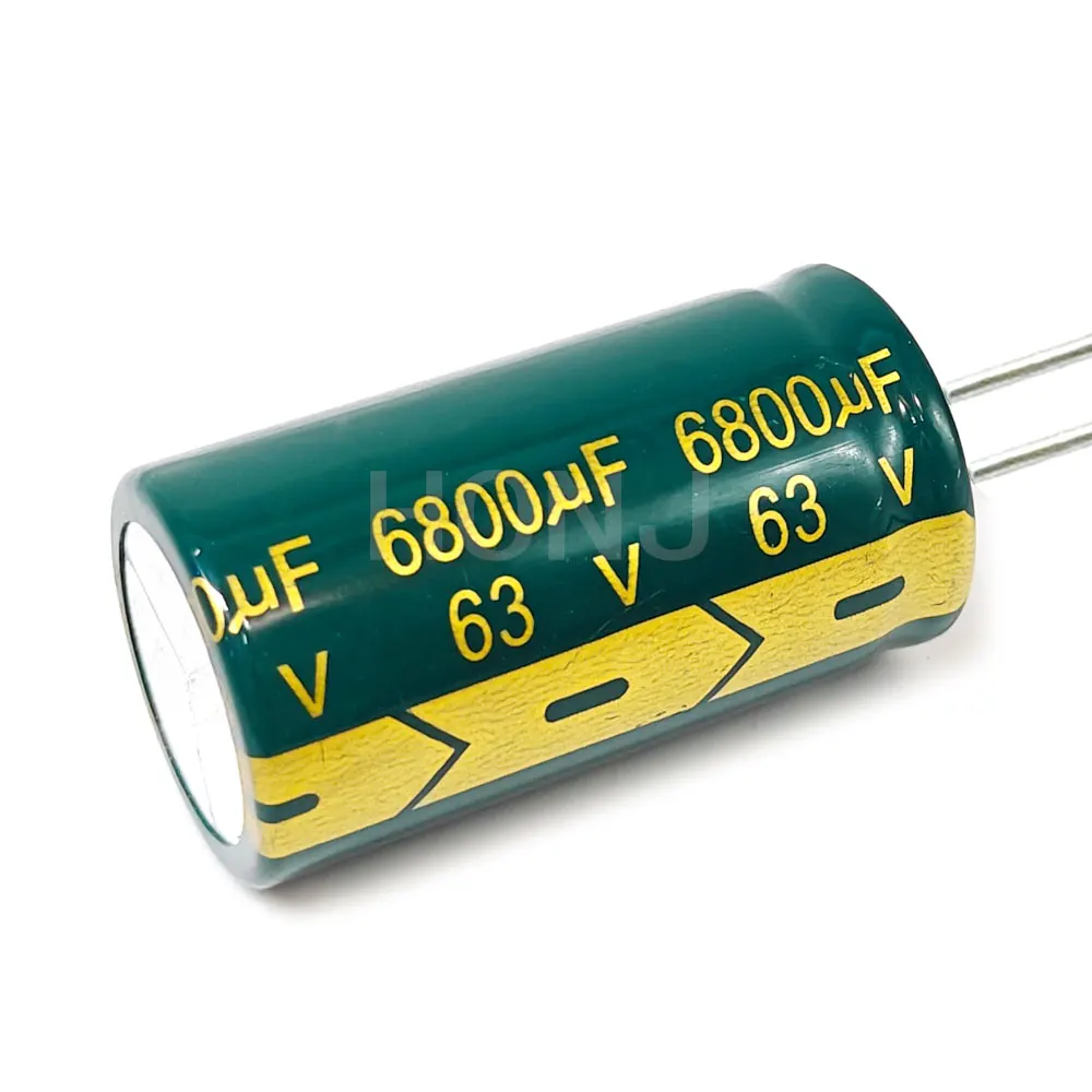 1PCS 63V6800uf 22x40mm Aluminum Electrolytic Capacitor 6800uf63v 63v 6800uf 63V 6800mf 63vdc 6800MFD 63v6800mf 6800mf63v ±20%