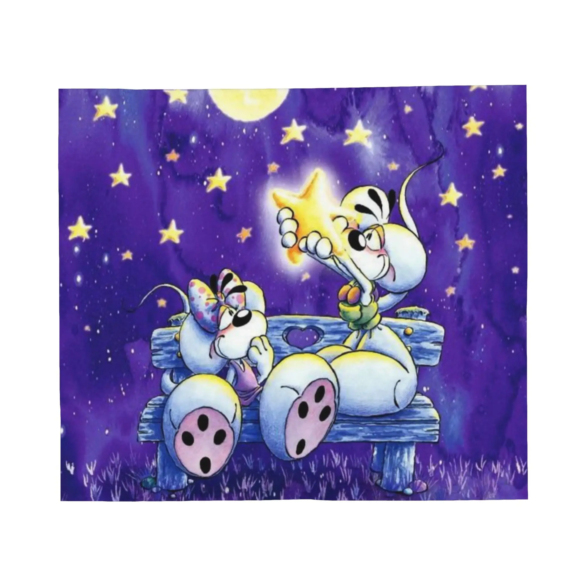 Diddl Diddlina Blanket Multiple Sizes Cozy and Lightweight  Throw Blankets for Sofa Couch and Bed