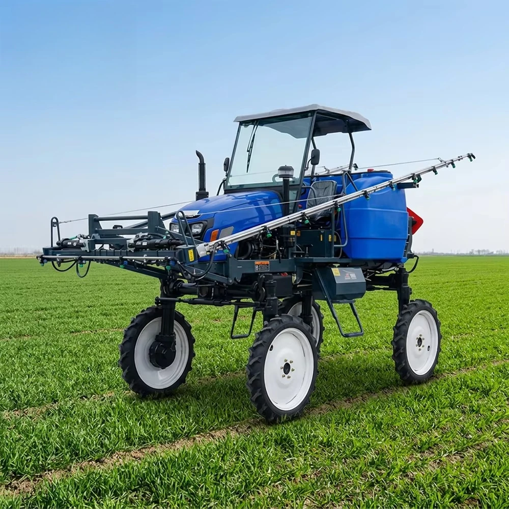 Self-Propelled Boom Sprayer Professional Four-Wheel 1000L 50HP 13m Spray Width Agricultural Trigger Sprayer