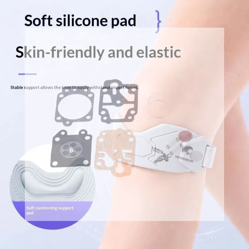 Adjustable Patella Knee Support Strap Non-slip Shock Absorption for Running Skateboarding Roller Skating Extreme Sports