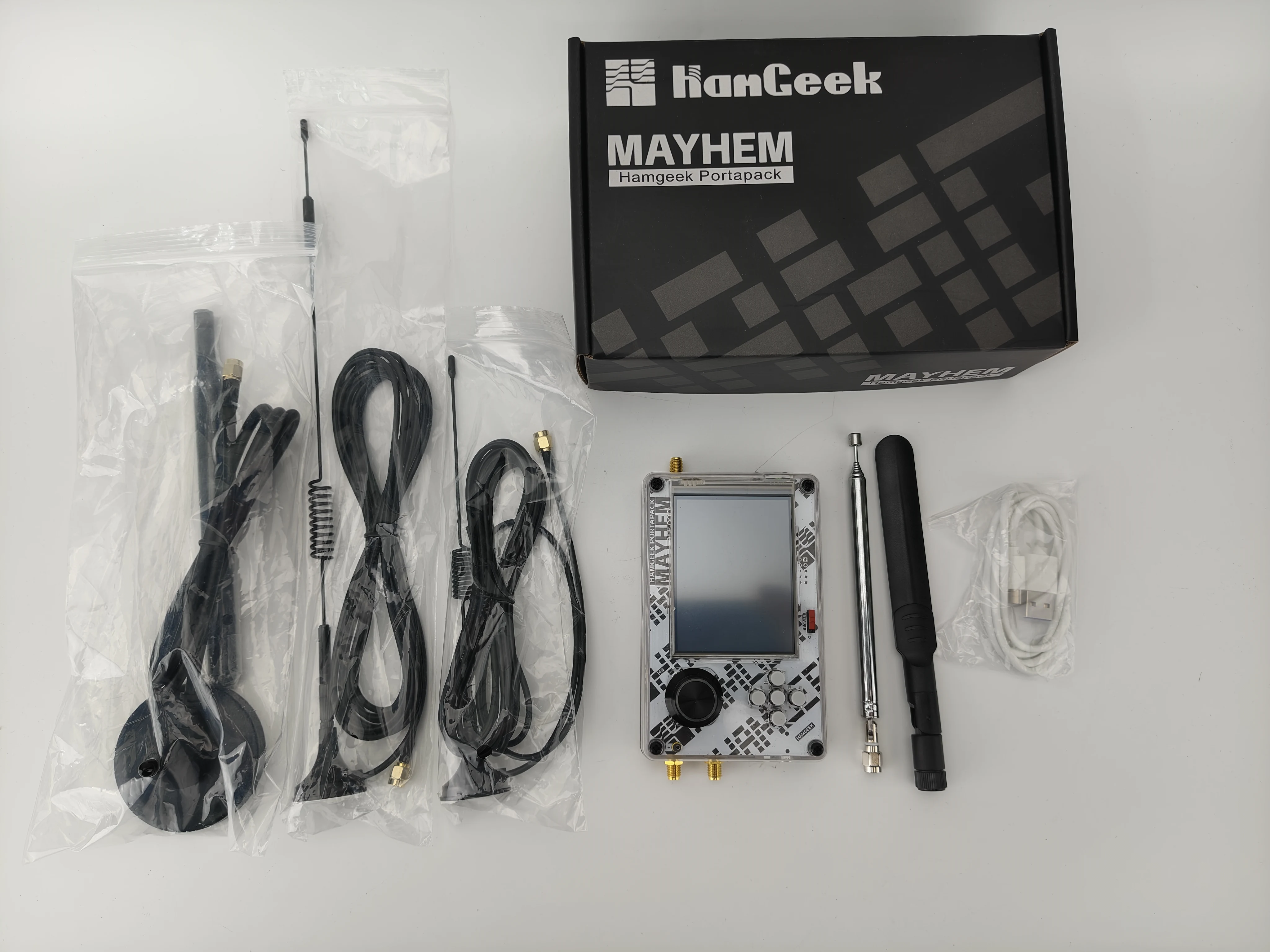 HamGeek R9 V2.2.x MAX2839 Main Board Portapack H4 SDR Radio with Antenna