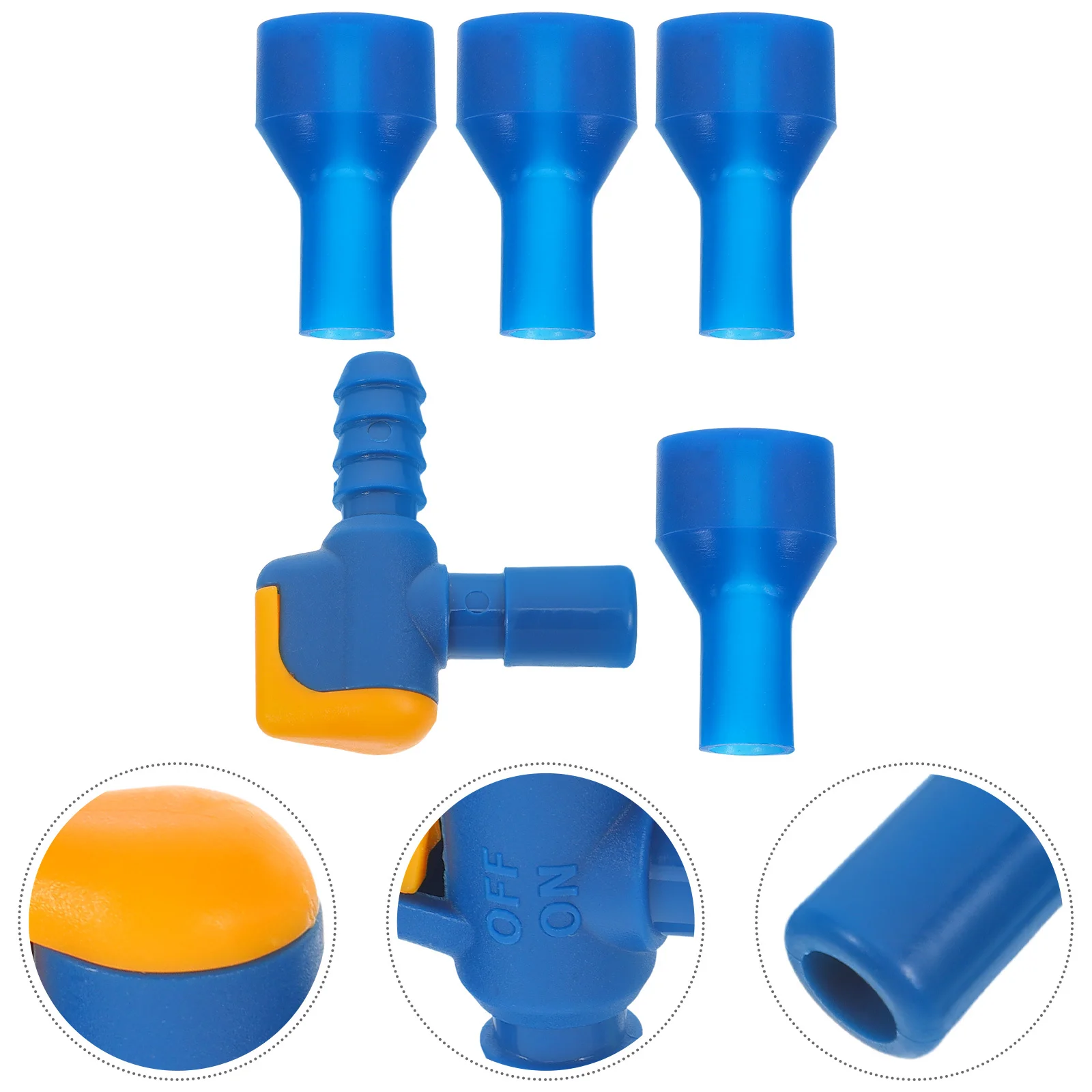 1 set 1 Set Silicone Mouthpiece Hydration Bladder Connector Kit For Cycling Hiking Running Camping Outdoor Sports Water Bladder