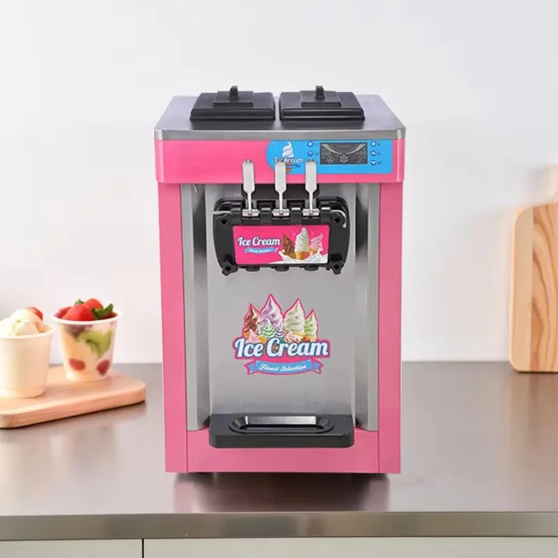 Professional Grade Ice Cream Maker in Stainless Steel with 3 Aroma Choices Ice Cream Machine