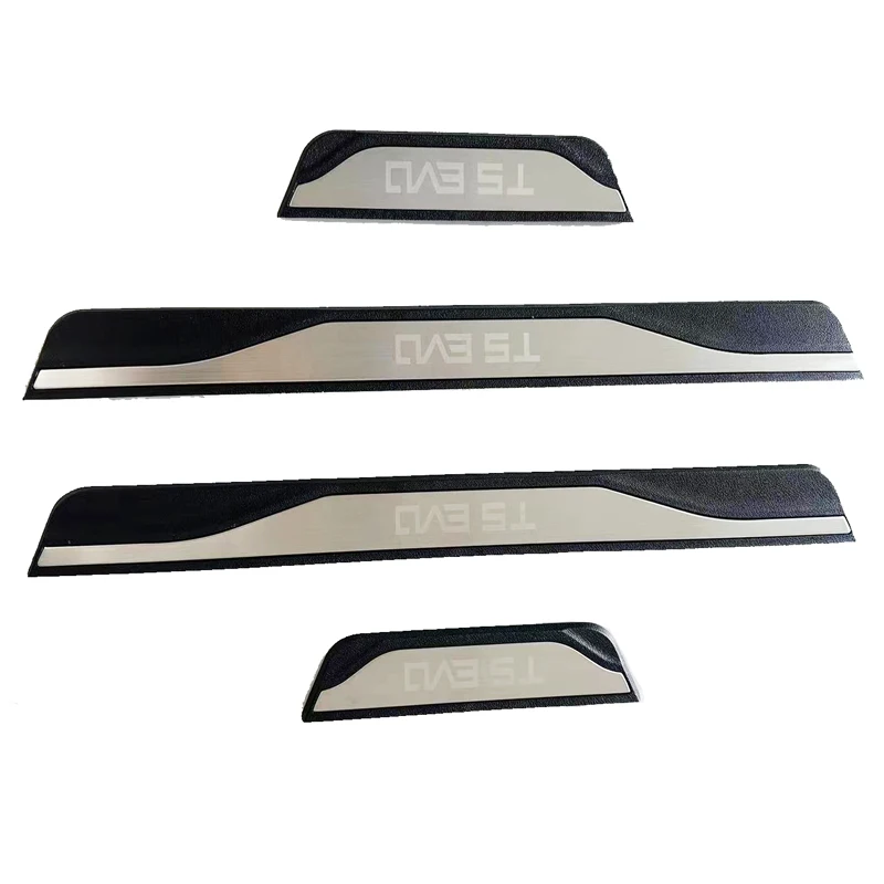 For Forthing T5 EVO Accessory 2022 2023 2024 Stainless Chrome Car Door Sill Kick Plate Guard Pedal Protector Trim Auto Styling