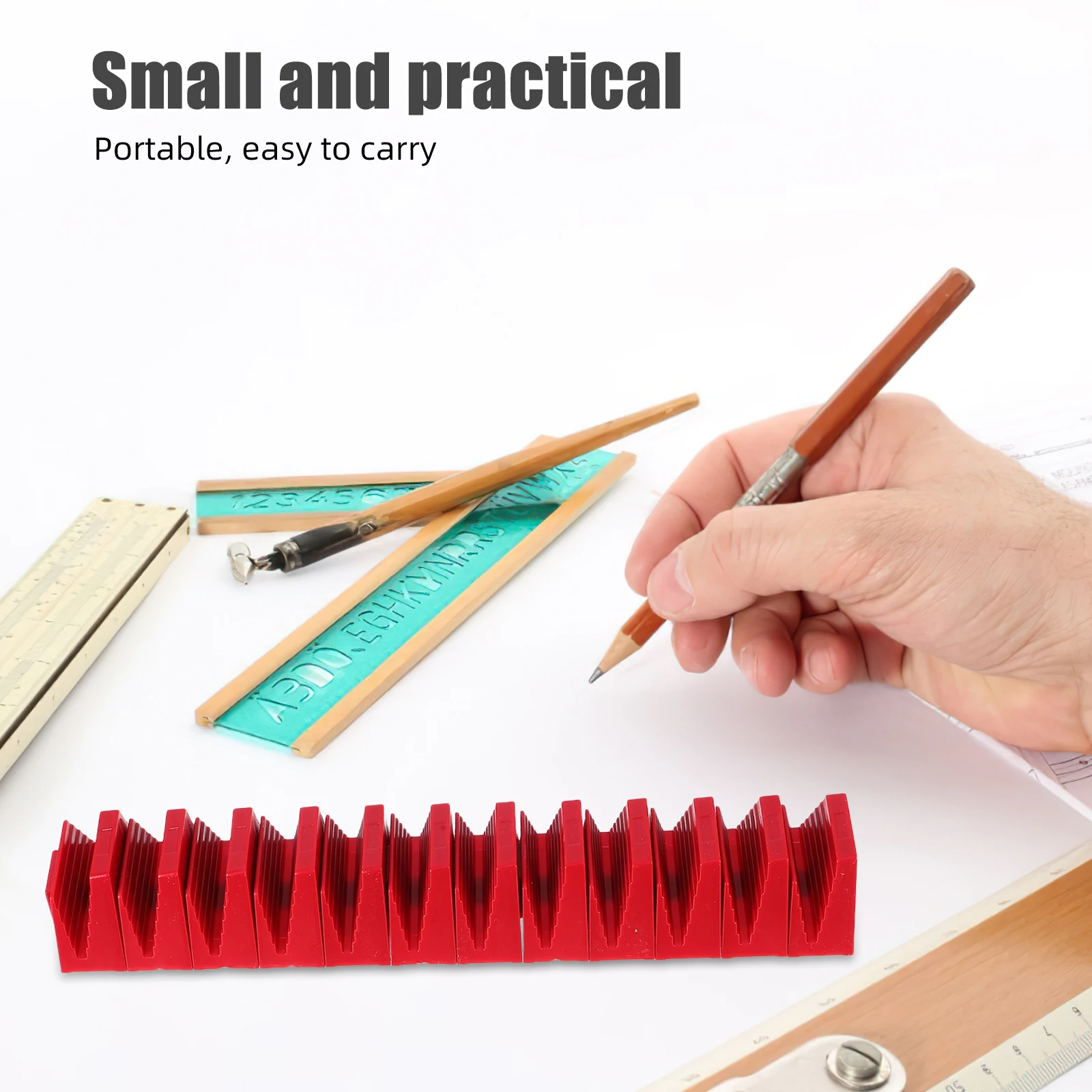 

12 Pcs Wrench Storage Rack Diy Plastic Tool Holder Garage Organizer Desk Garden for
