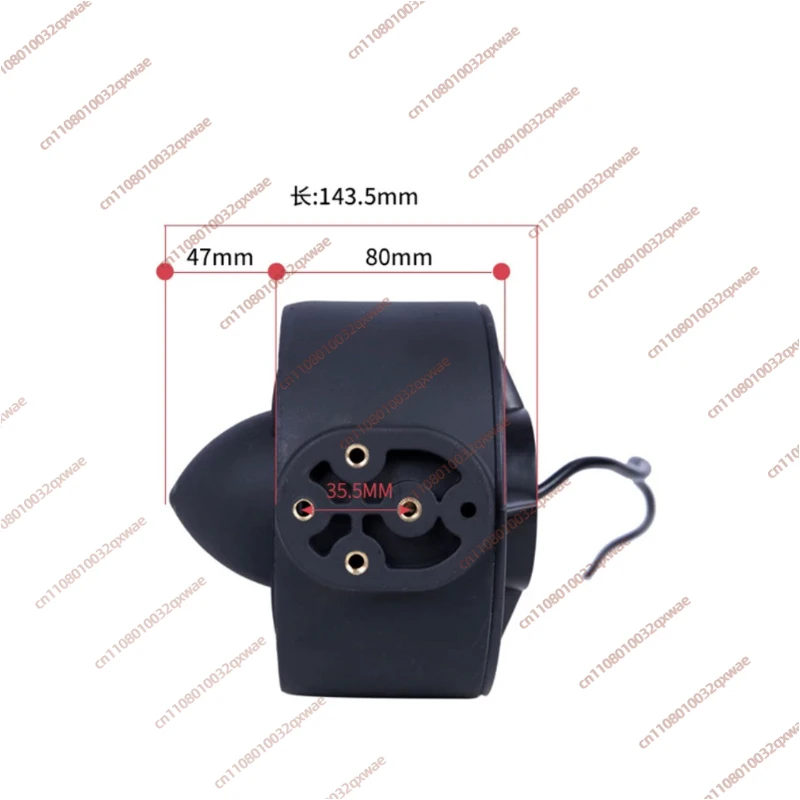 800W High Speed ROV Underwater Propeller for Fishing Boat Kayak Modified Submersible Robot 24-48V 10A 130N，1pc