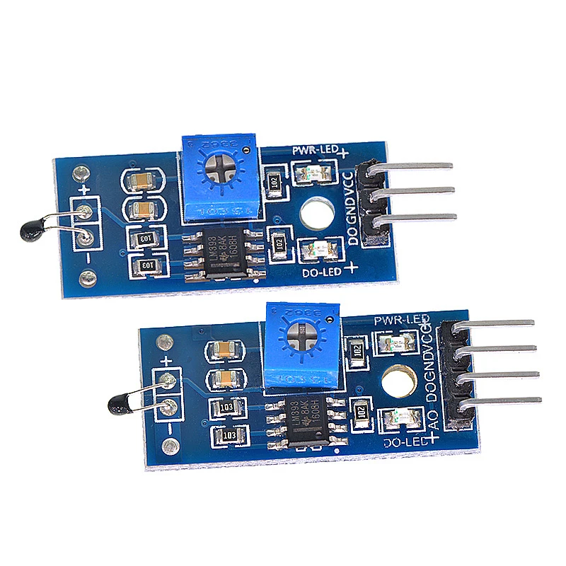 

5~500Pcs Thermal Sensor Module 3/4Pin Temperature Switch Sensor Module Temperature Change Detection