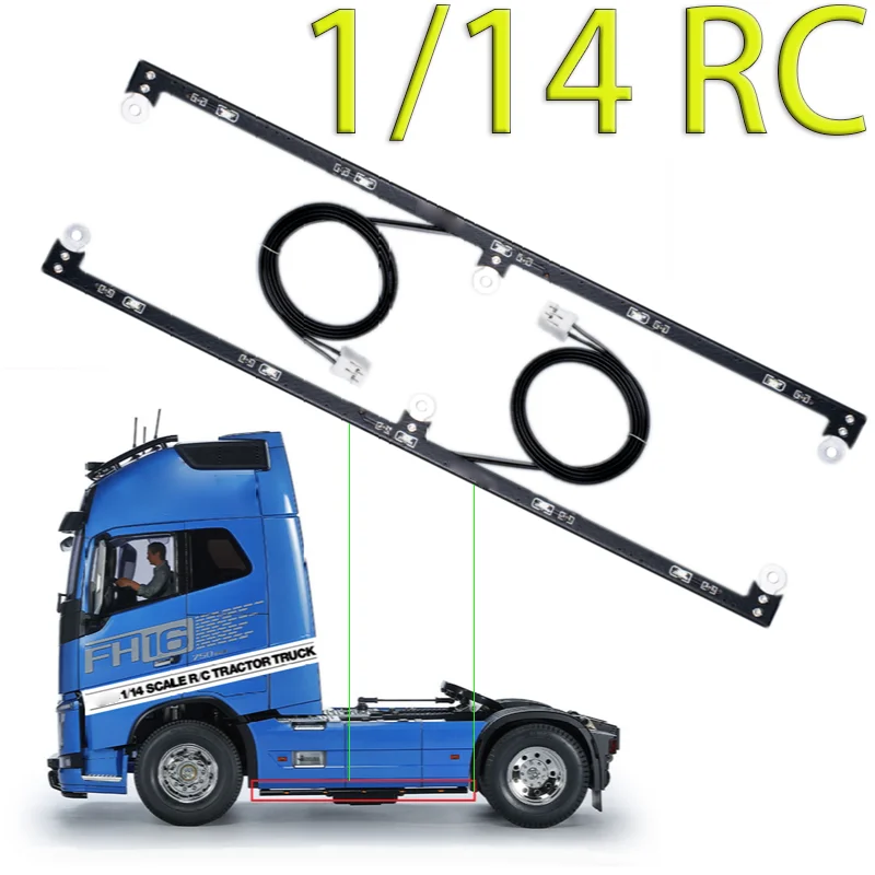 

LED 5V Side Lights for 1:14th Scale Tamiya RC Truck VOLVO FH16 56360 56375