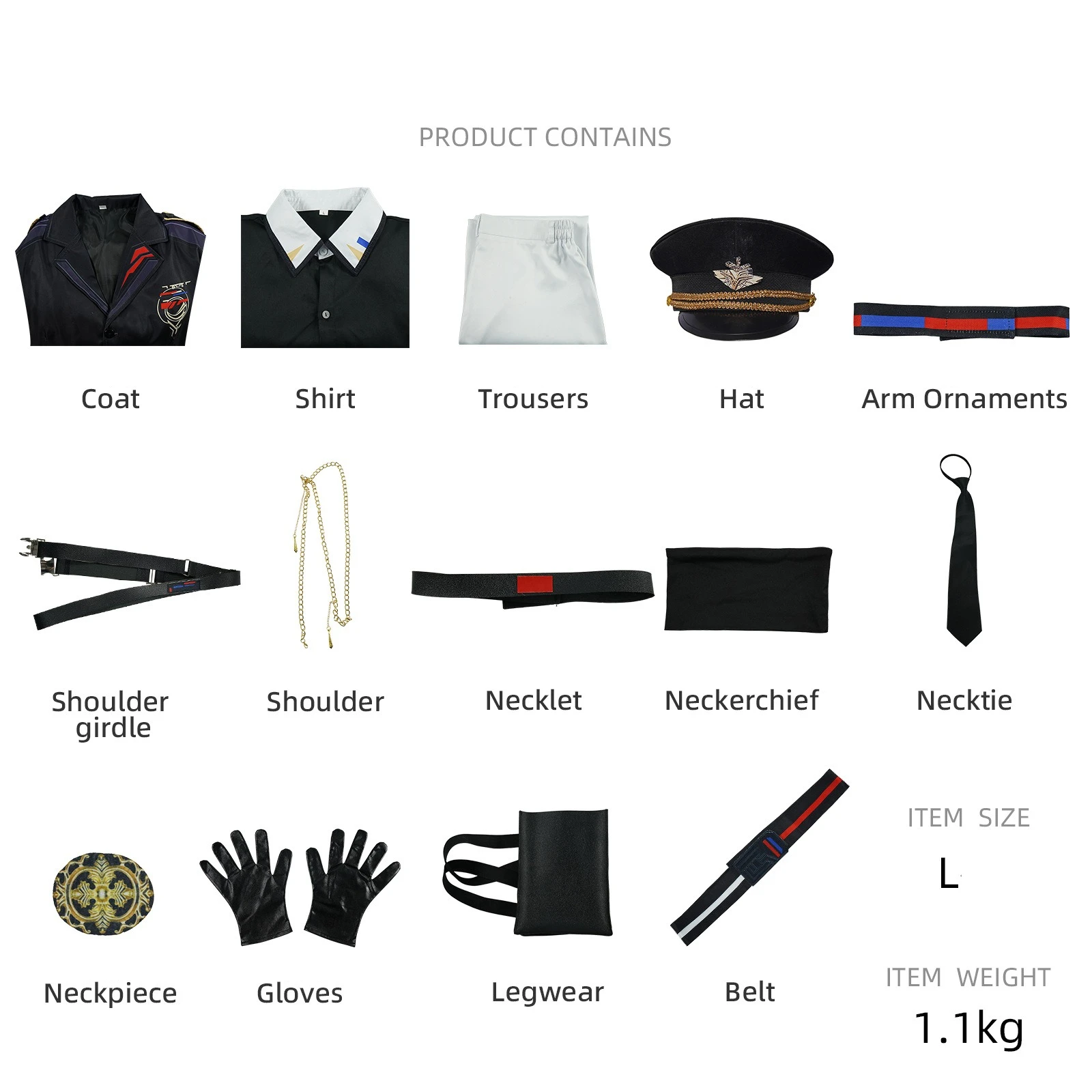 2026 جديد لعب الأدوار الزي الطيار موحدة مجموعة الحب لعبة شقيق تأثيري حلي مع قبعة فستان الهالوين مجموعة #4