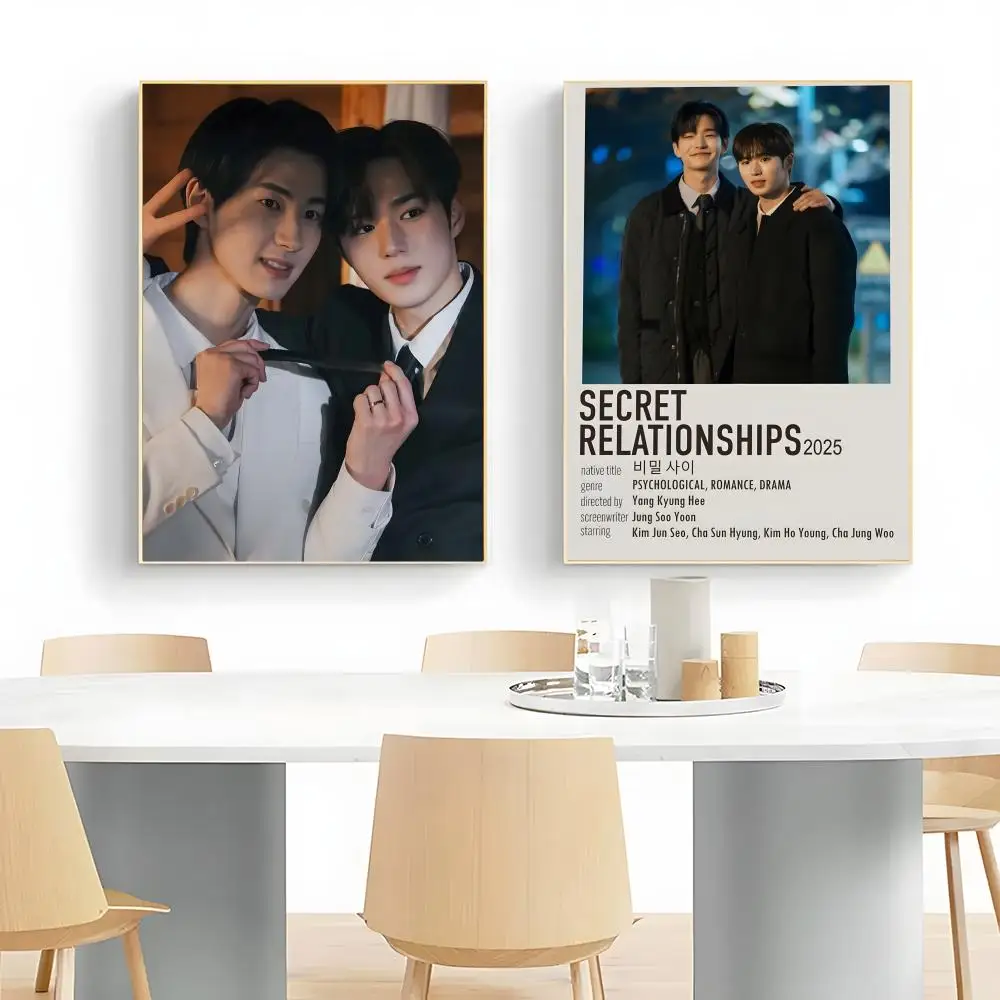 Korean Comics A-Secret R-Relationship Poster Wall Art Print Poster Decorative Mural Home Decor Gift Unframed