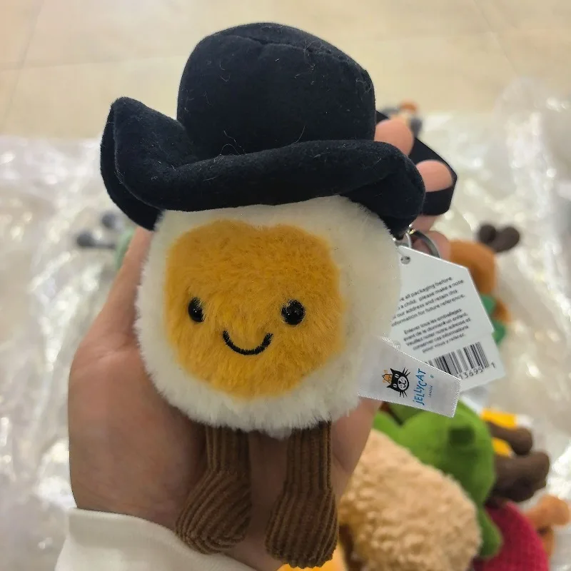 Plush Doll Series Cute Soft Rubber Key Chain Bag Pendant Plush Accessories Doll Car Pendant Holiday Gift. Plush Keychain