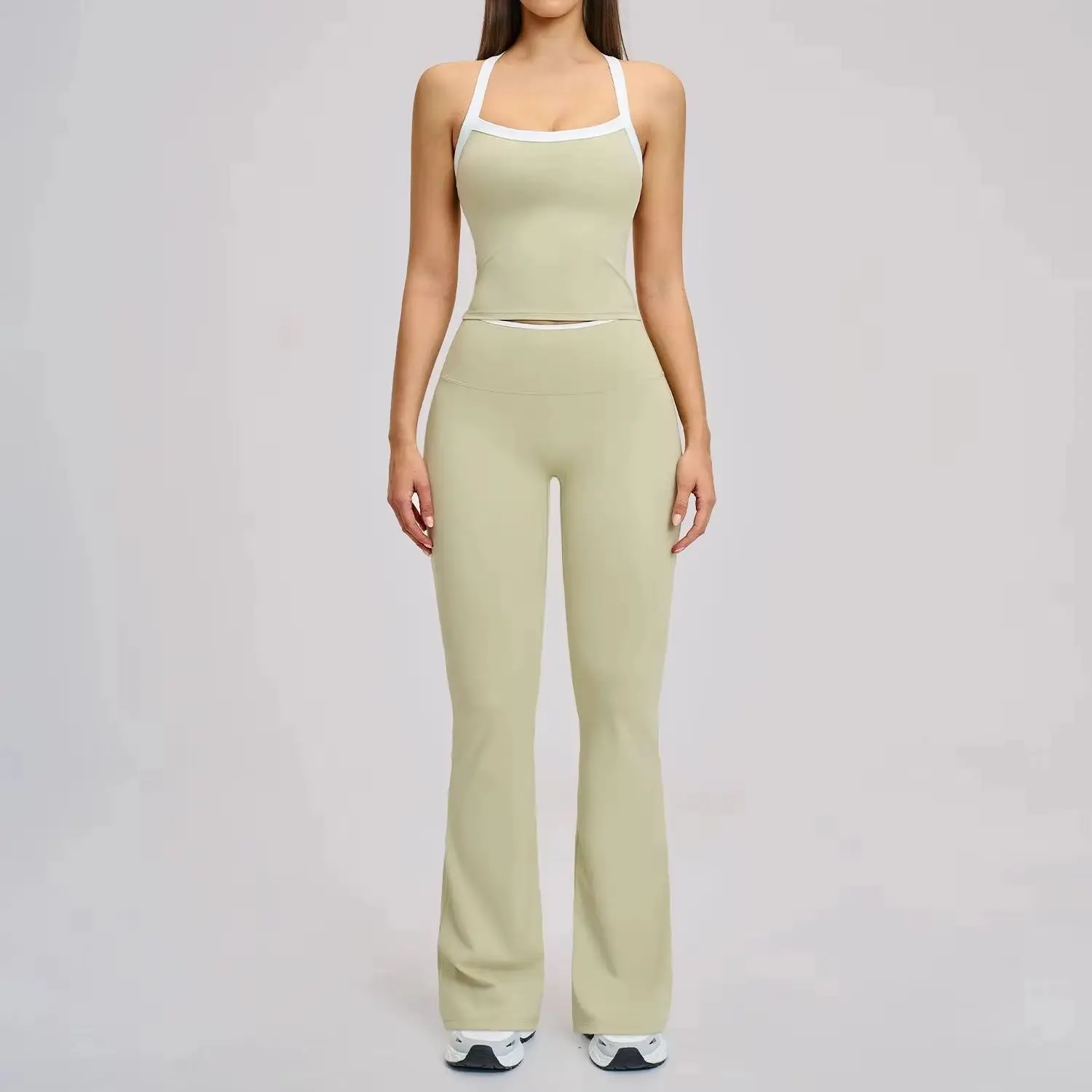 Yoga Set Women Tracksuit 2 Piece Athletic Wear Pilates Fitness Suit Gym Clothes Workout Push Up Clothes Sports Bra Leggings Suit