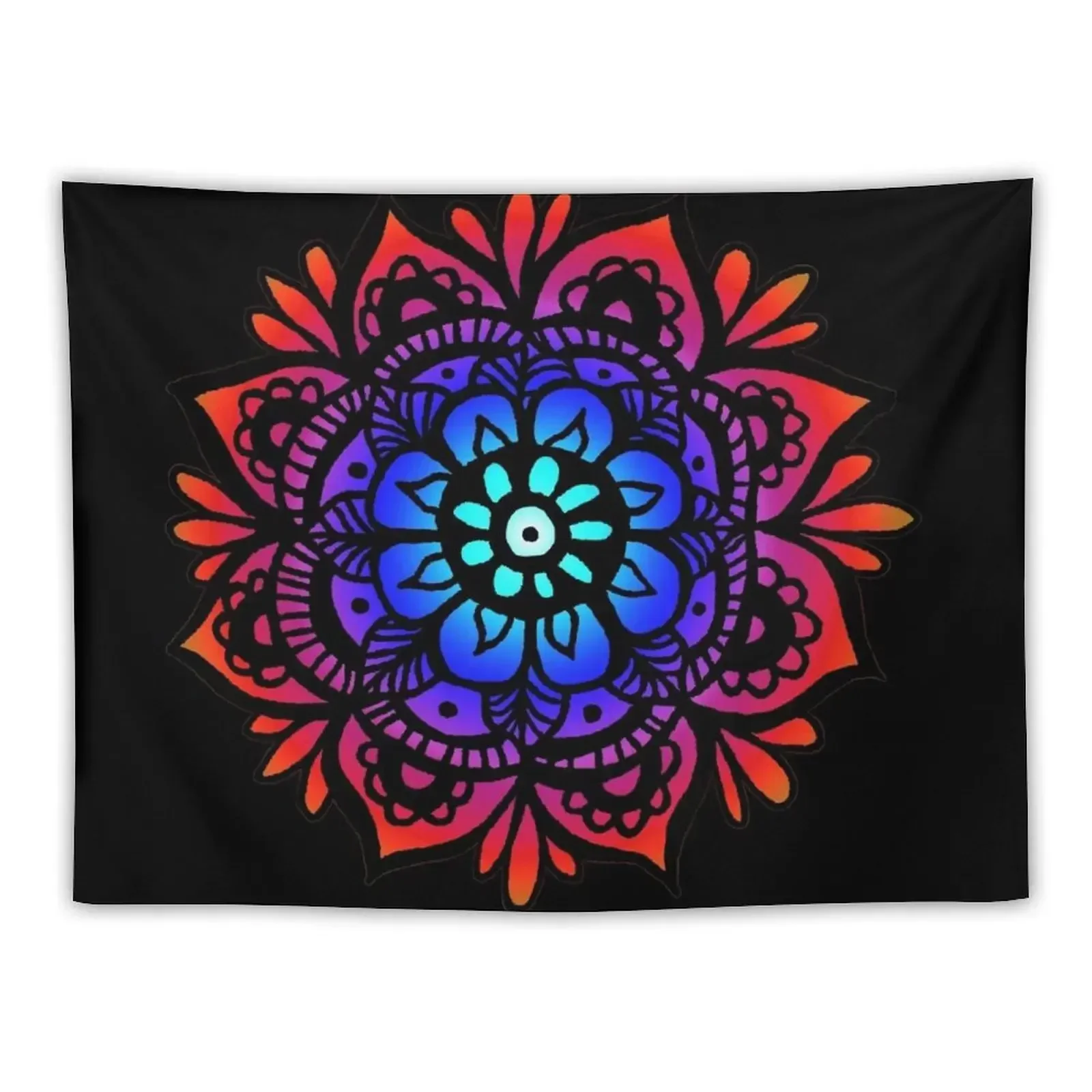 

Colorful Rainbow Mandala Tapestry Room Decorating Aesthetic Art Mural Things To The Room House Decorations Tapestry