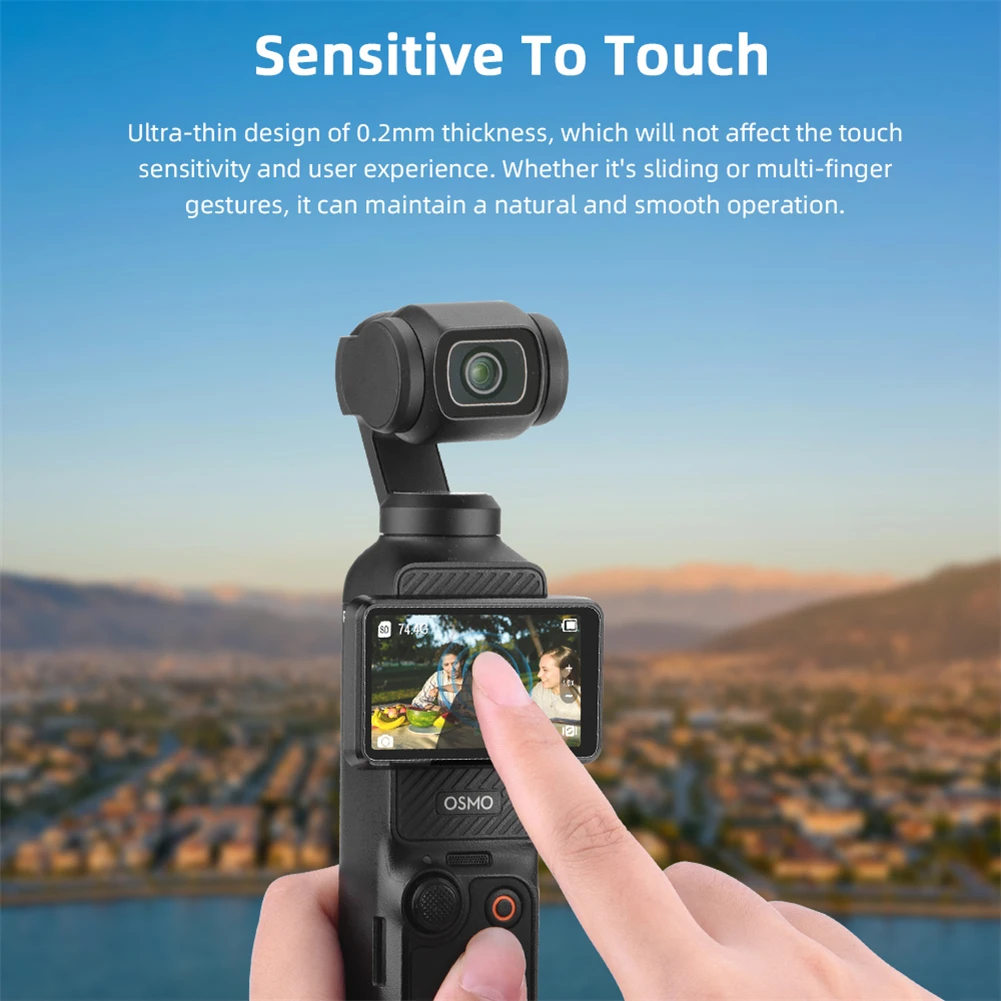 Lens Film Compatible For Pocket 3, Anti-glare Screen Protector, Action Camera Accessories For Full Screen Protection