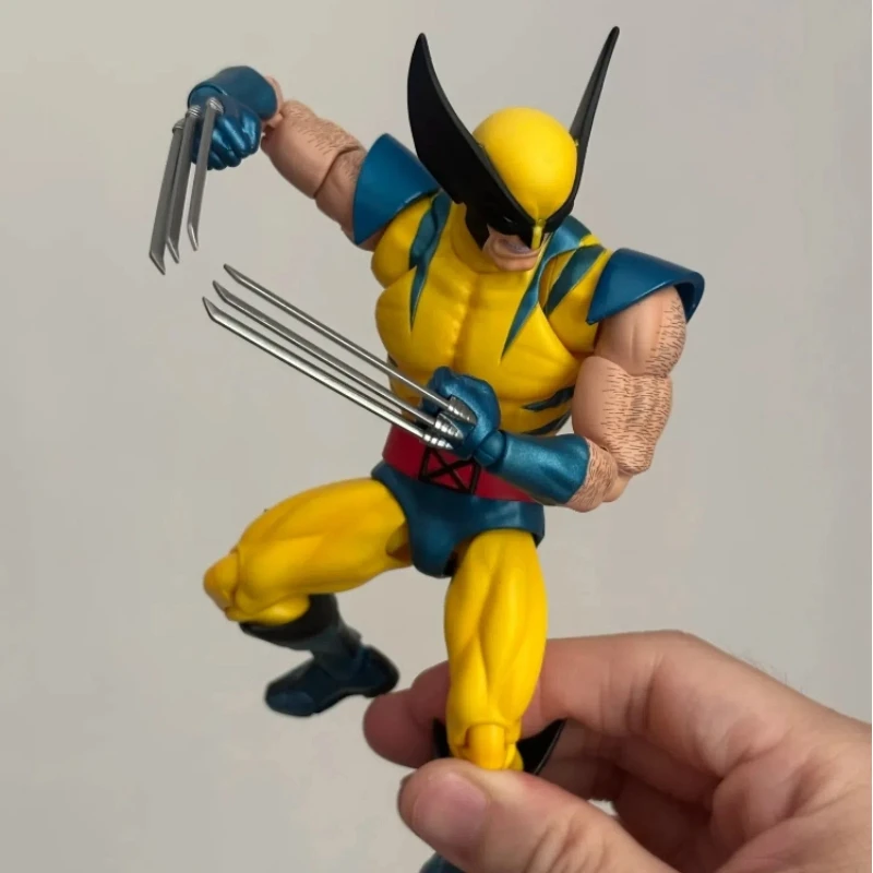 Mafex 096 ウルヴァリン アクションフィギュア おもちゃセット 高品質 可動式 スタチューモデル ドール コレクタブルオーナメント ハロウィン クリスマスギフト