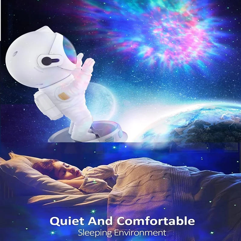 Imagem -04 - Galaxy Star Projector Starry Sky Night Light Astronaut Lamp Home Room Decor Decoração do Quarto Luminárias Decorativas Presente 2023