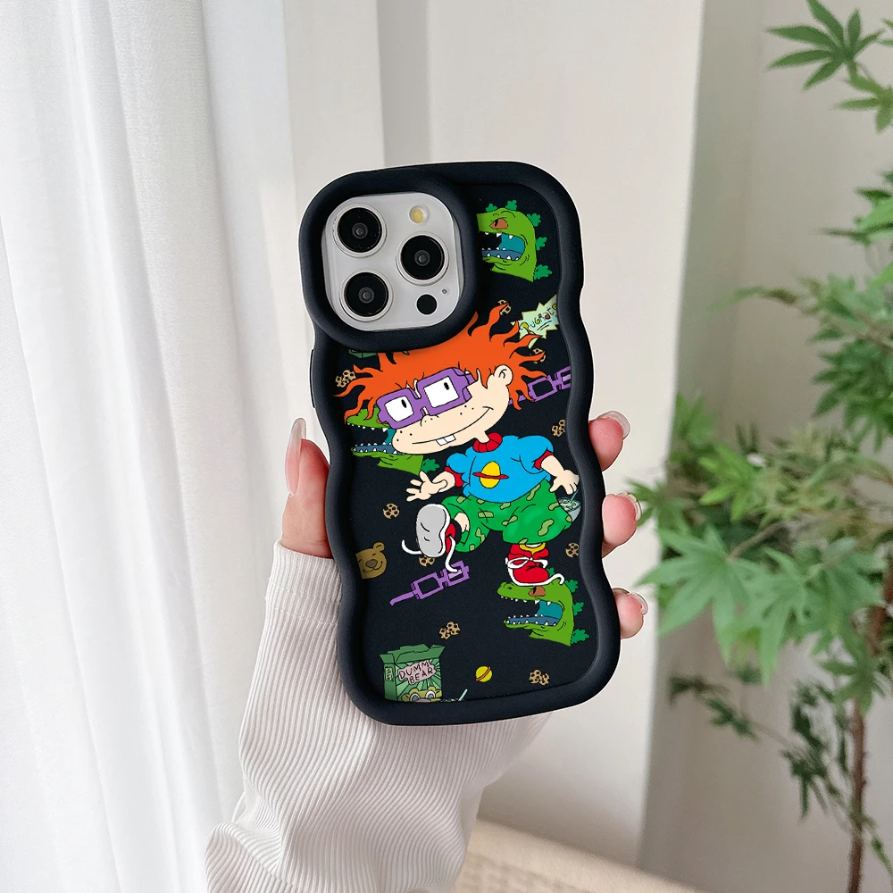 Cartoon Phone Case for OPPO A7 A9 A15 A16K A17 A31 A38 A53 A54 A55 A57 A58 A74 A76 A79 A92 A98 4G 5G Cover Funny R-Rugrats