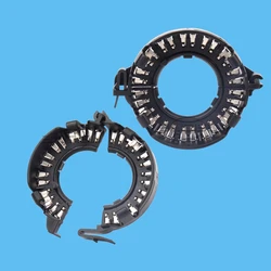 2 Pcs D1S D3S HID XENON Bulbs Holders Clip Rings Retainers Adapter Bracket FSTUNING Metal Clip Rings black Conversion Adaptor