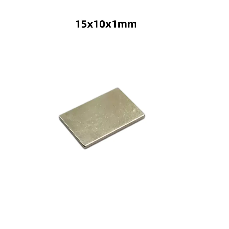 15x10x1 15x10x2 15x10x3mm Thin Square Neodymium Magnet N35 NdFeB Strong Magnet for DIY Nail Art Jewelry Fridge Magnet 15*10*1mm