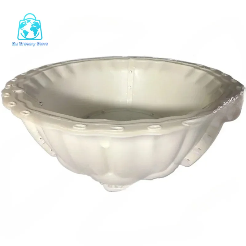 Large Size Cement Flowerpot Mold Thickened Rectangular Circular Bonsai Soil Plastic Model Circular Mold Diameter 60x25cm