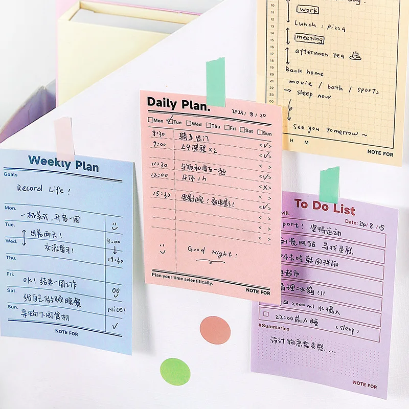 80 Sheets To Do List Weekly Plan Notepad Tear Off Planning Memo Pad Planner Checklist Organizing For Schedule Planner Reminder