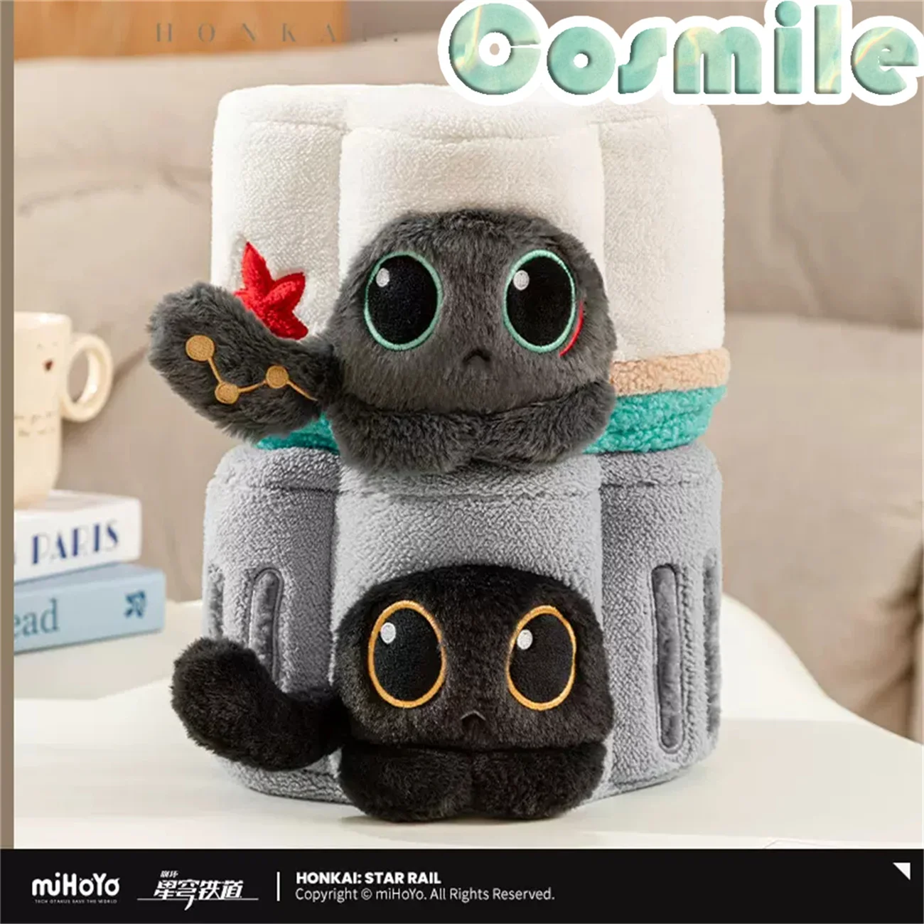 

Official Honkai: Star Rail Ruan Mei's Creature Ruan Mei Cat Neko Pastry Stuffed Plushie Plush Doll Toy Tissue Boxes Case MY Oct