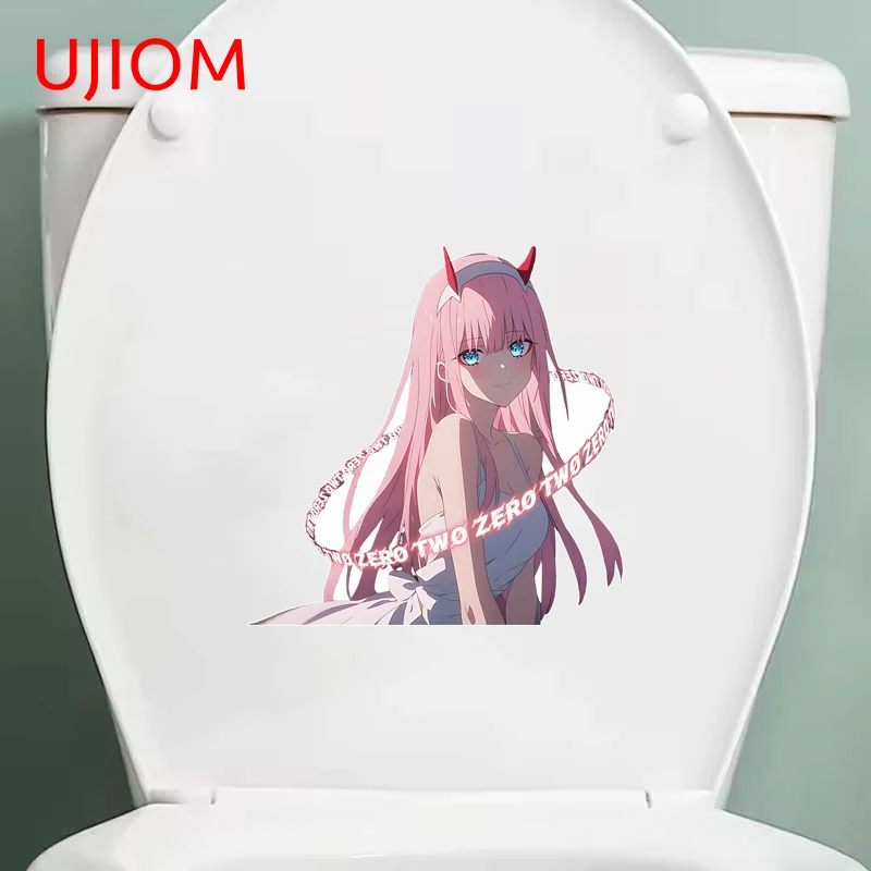 UJIOM Exquisite Enchanting Zero Two Wall Sticker Artistic Attractive Edgy Adhesive Decal Suitable For Kitchen Cupboard Decor