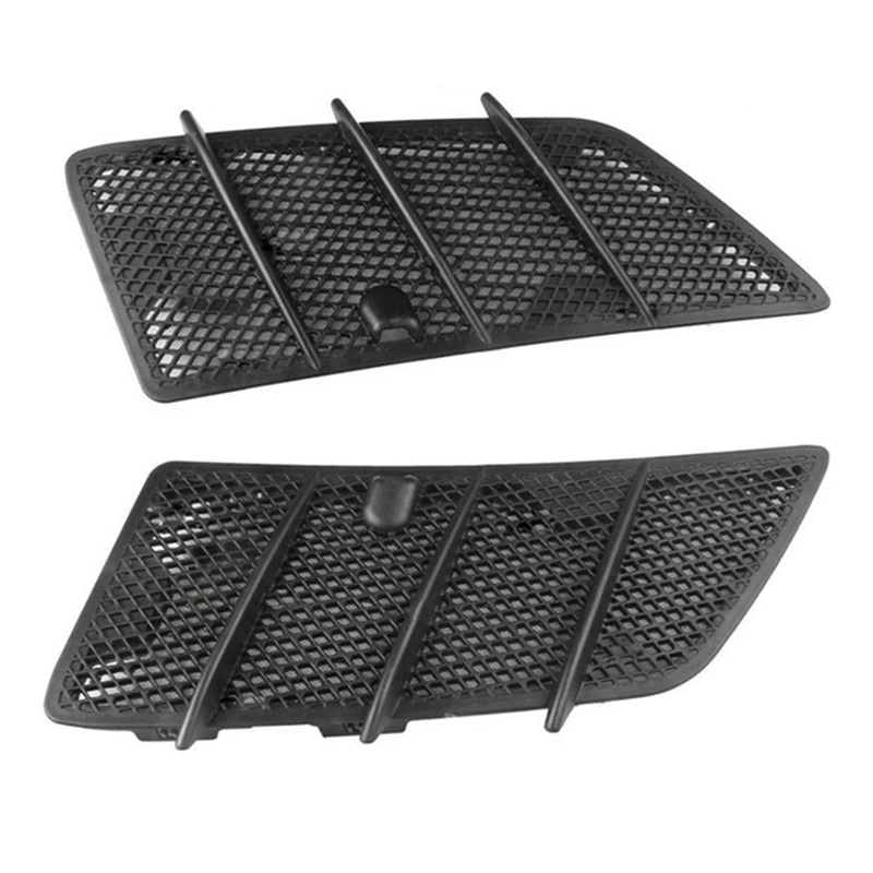 4Pcs Car Front Hood Air Vent Grille Cover Air Flow Intake Hoods For Mercedes Benz W164 ML / GL Class 2008-2011