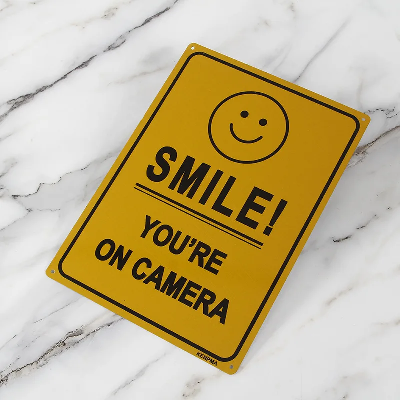 Cross-border Metal Signage Printing, Reflective Signs, Aluminum Alloy Warning Signs, Safety Signs, Surveillance Warning Signs