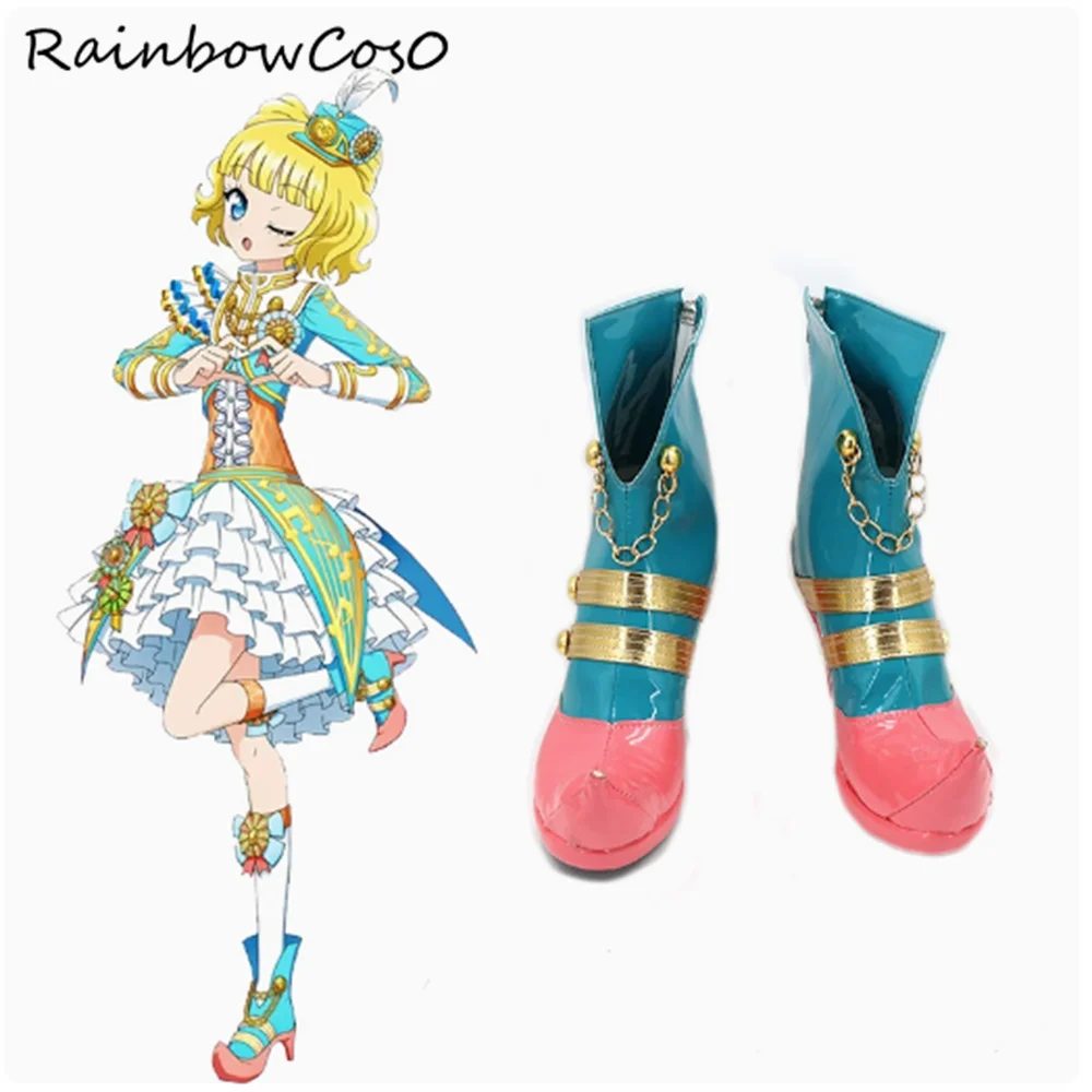 Minami Mirei PriPara Cosplay Shoes Boots Game Anime Party Halloween Chritmas RainbowCos0 W4450