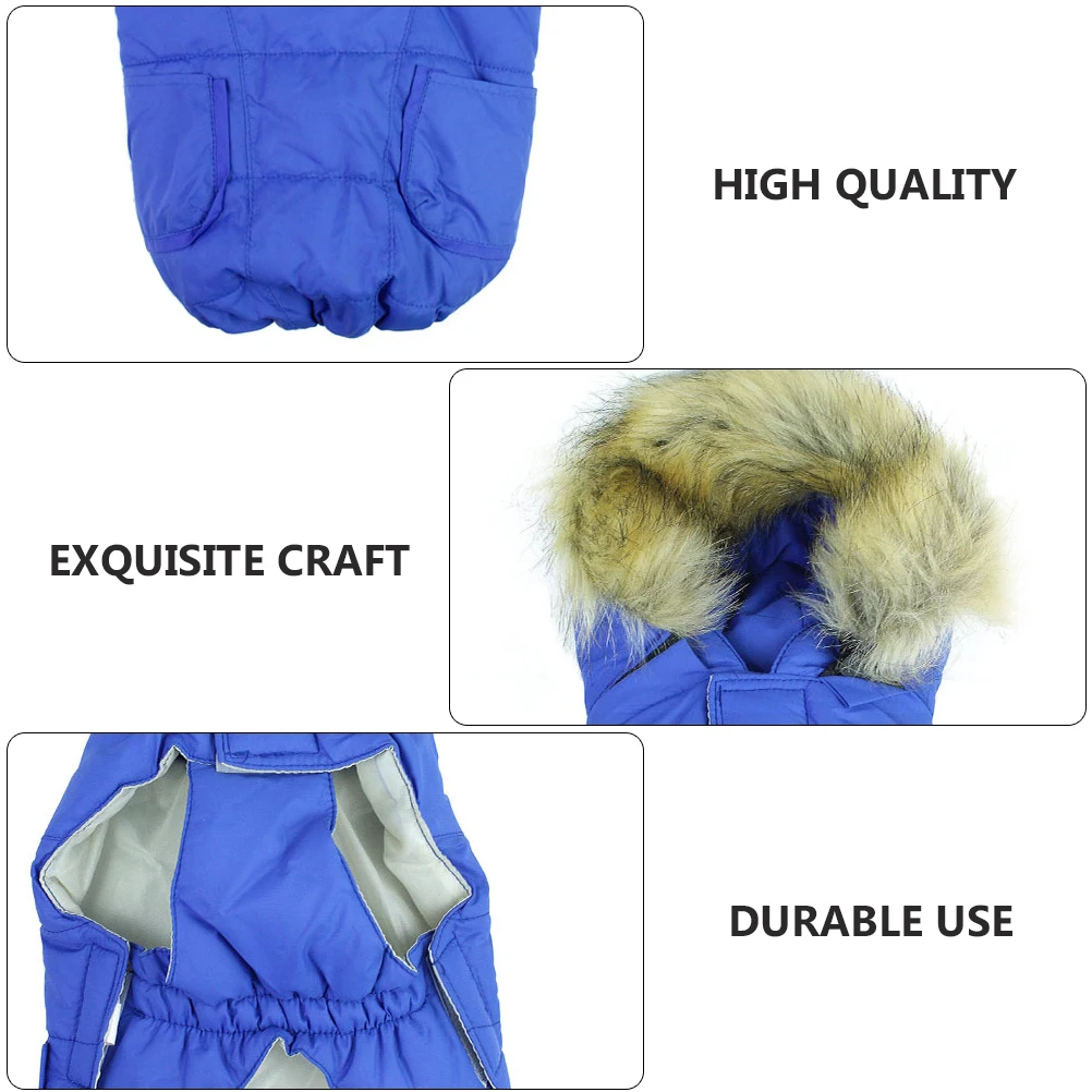 

Warm Jacket Small Dog Clothes Hoodie Lining Jackets Winter Thick Padded Layer Long Time Durable Pet Winter Coat Dog for Pet