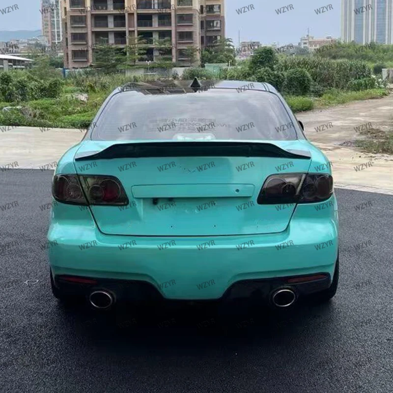 For Mazda 6 Sedan Spoiler 2006 2007 2008 2009 2010 2011 2012 2013 R Style ABS/Carbon Fibre Rear Trunk Ducktail Lip Wings Spoiler - view 5