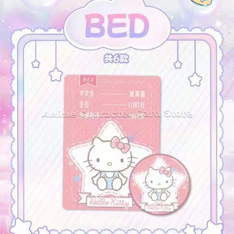 Sanrio Family Card Cartoon Kuromi Hello Kitty My Melody Cinnamoroll Collection Trading Cards Children Cute Toy Christmas Gifts