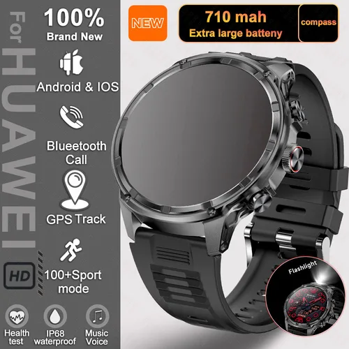 Para Huawei Xiaomi Gps Track Reloj Inteligente Hombres 1,85
