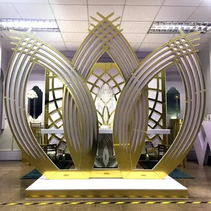 L285xH245cm New Decoration Wedding Stage Decoration Background Wall