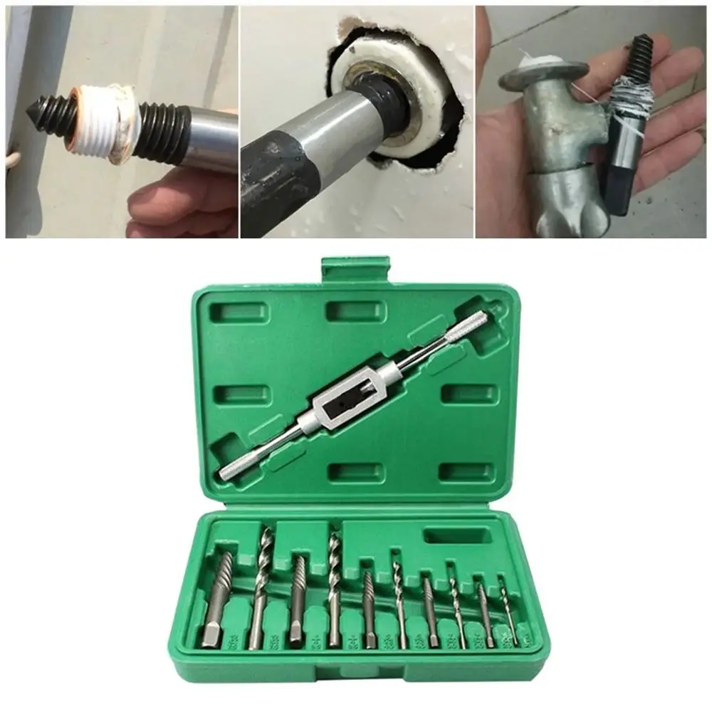 

Extracts Screws and Bolts Screw Extractor Kit Chrome Vanadium Steel Durable Broken Screw Extractor Fast Convenient