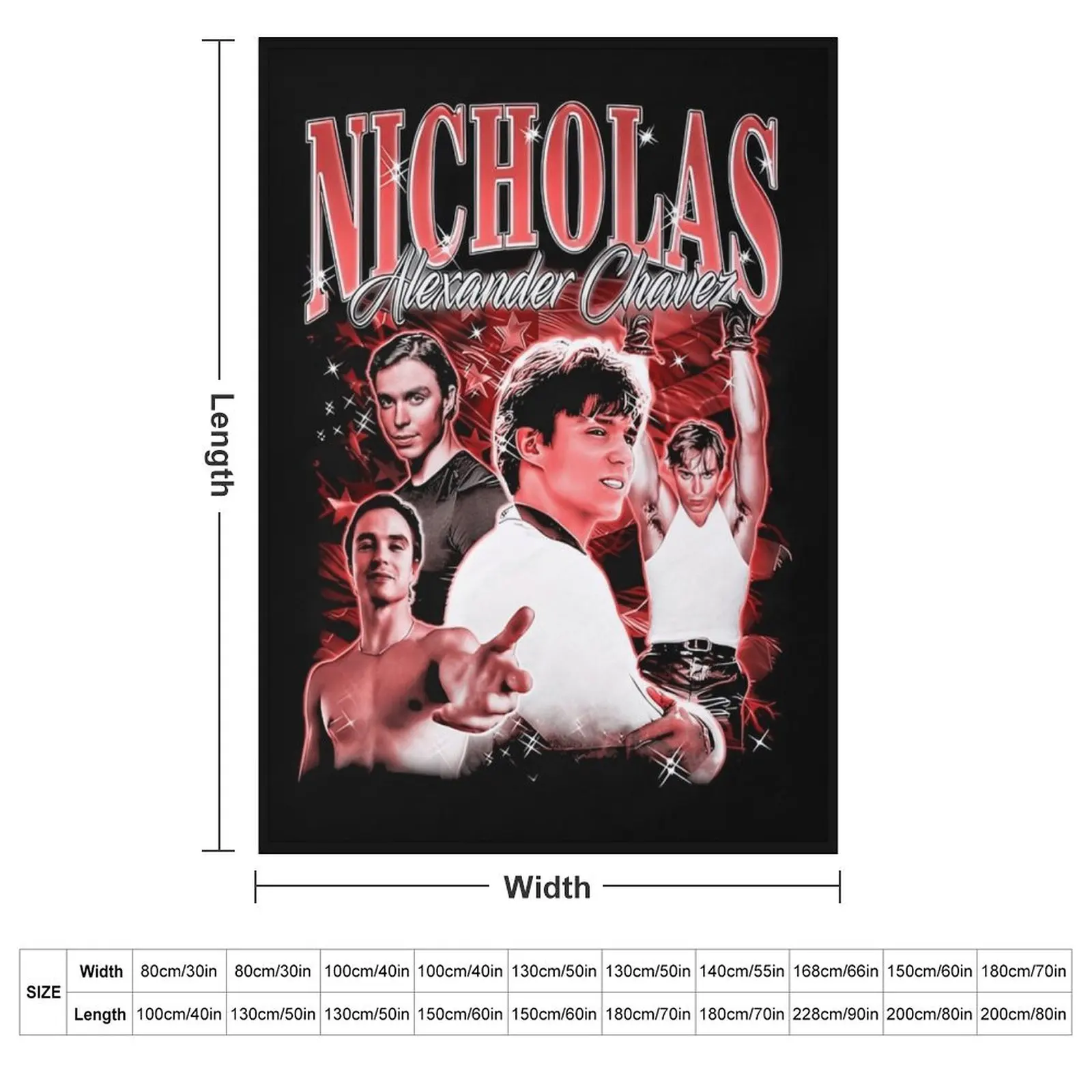 Retro Moment Nicholas Chavez Throw Blanket Luxury Designer Loose Cute Plaid blankets ands Blankets
