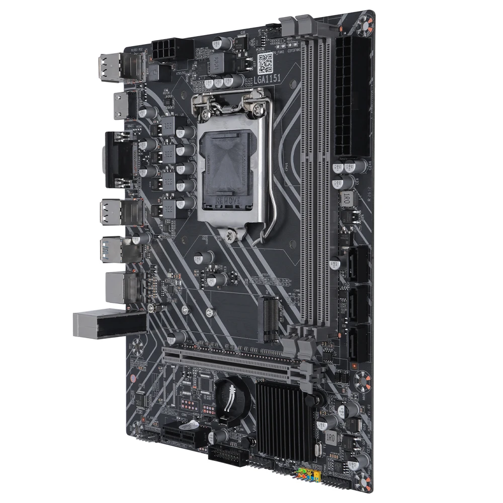 SOYO H310M DDR3 Motherboard i3 9100 CPU 8G RAM Intel LGA1151 TPM2.0 Computer Combo Kit Xeon PC GAME PCIE3.0*16 Mainboard view 4