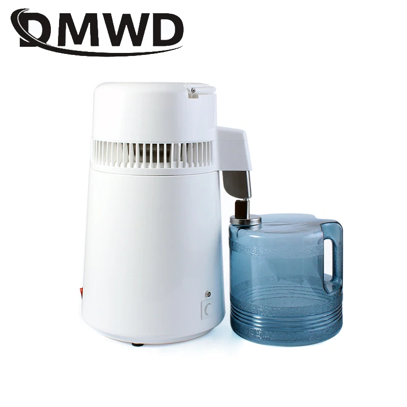 DMWD-Distillateur d\'eau pure 4L, appareil de distillation dentaire, filtre en acier inoxydable, supporter ficateur électrique, carafe 110V 220V