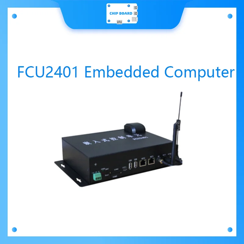 FCU2401 Embedded Computer ARM Industrial Control Computer Allwinner A40i Quad-core Linux Industrial Control Box WiFi/4G