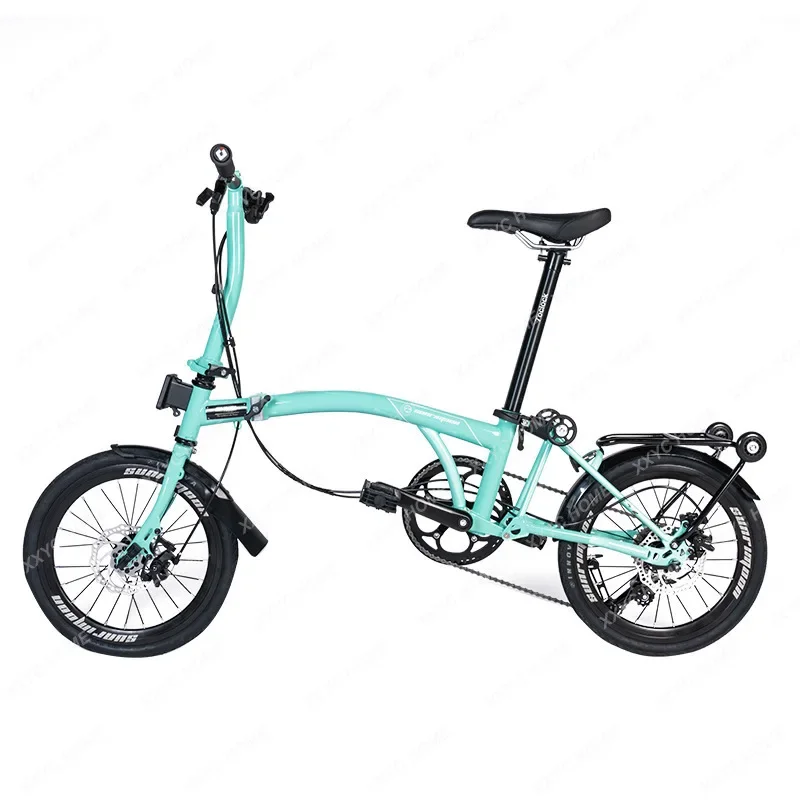 Factory Wholesale Folding Bicycle Bike Ultra-Light Portable Men's and Women's 9-Speed Small Cloth Car Children's Bicycle Spot